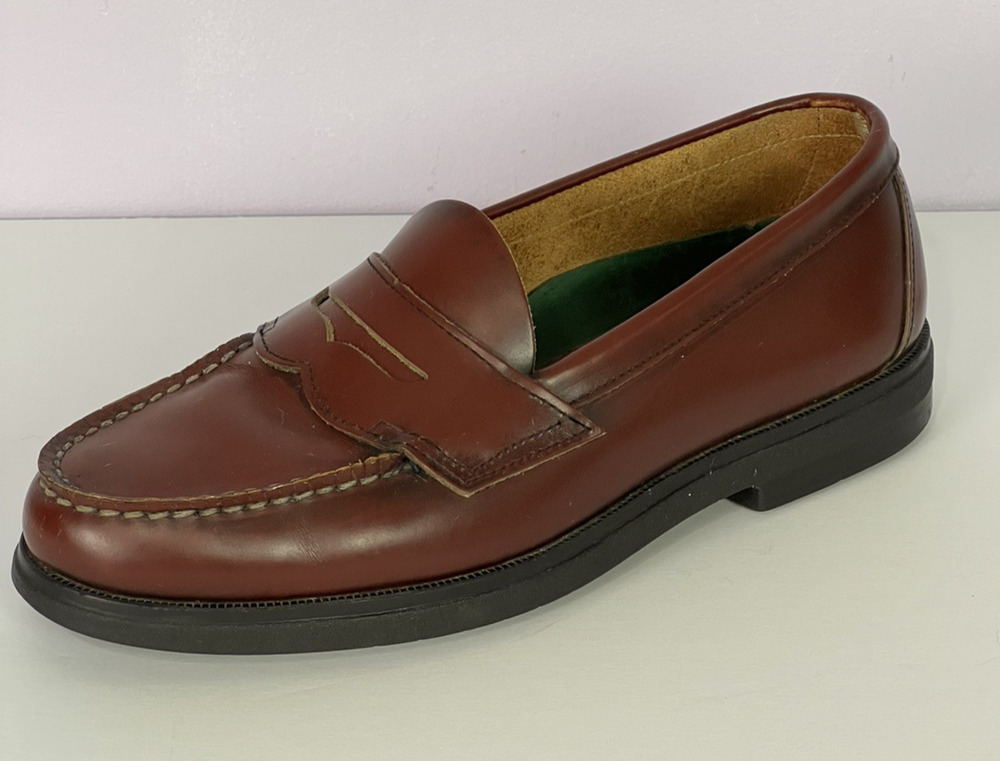 Red Wing Penny Loafers Shoes Mens Sz 9.5 D Burgundy Leather SD Made in USA